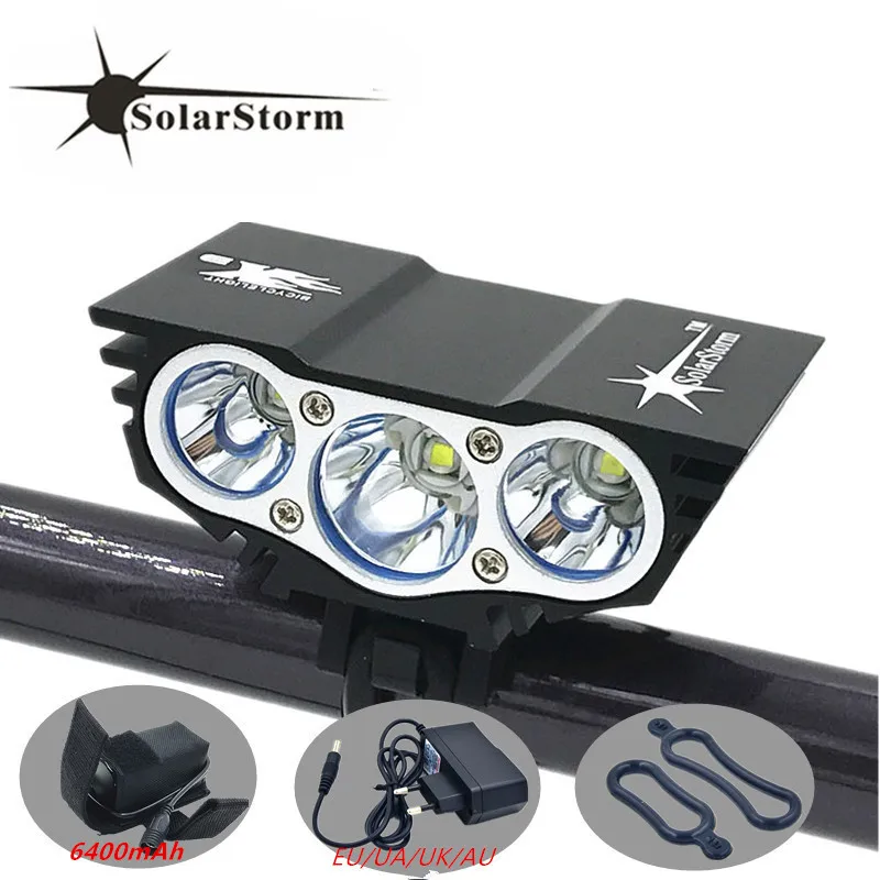 Solarstorm X3 Bicycle 6000 Lumens 4 Mode XM-L T6 LED Cycling Front Light Battery Pack + Charger
Solarstorm X3 Bicycle 6000 Lumens 4 Mode XM-L T6 LED Cycling Front Light Battery Pack + Charger