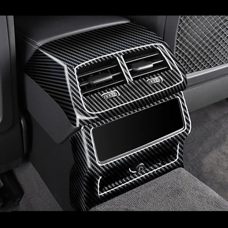 Car Styling Rear Air Outlet Frame Decoration Cover Trim For Audi A6 C8 2019 Carbon Fiber Color Storage Box Panel Decals
Car Styling Rear Air Outlet Frame Decoration Cover Trim For Audi A6 C8 2019 Carbon Fiber Color Storage Box Panel Decals