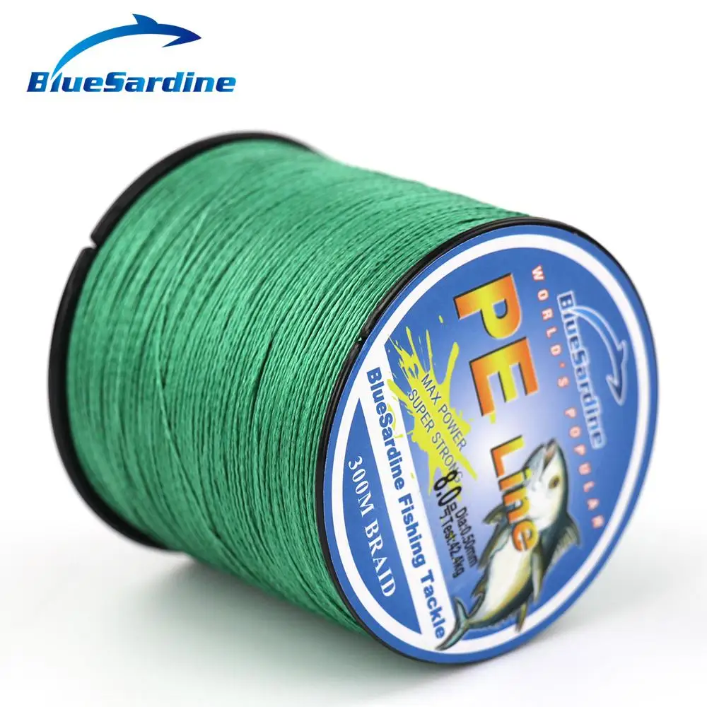 BlueSardine 300M Multifilament Fishing Line Braided Super Strong 4 Strands Braid PE Fishing Wires 12LB - 90LB
BlueSardine 300M Multifilament Fishing Line Braided Super Strong 4 Strands Braid PE Fishing Wires 12LB - 90LB