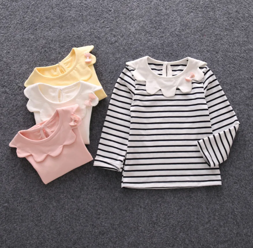 New Spring Summer Baby Girls T shirts Children Long Sleeve Bottoming Shirt Kids Cotton Tops 0-6 years old Baby Children Clothes
New Spring Summer Baby Girls T shirts Children Long Sleeve Bottoming Shirt Kids Cotton Tops 0-6 years old Baby Children Clothes