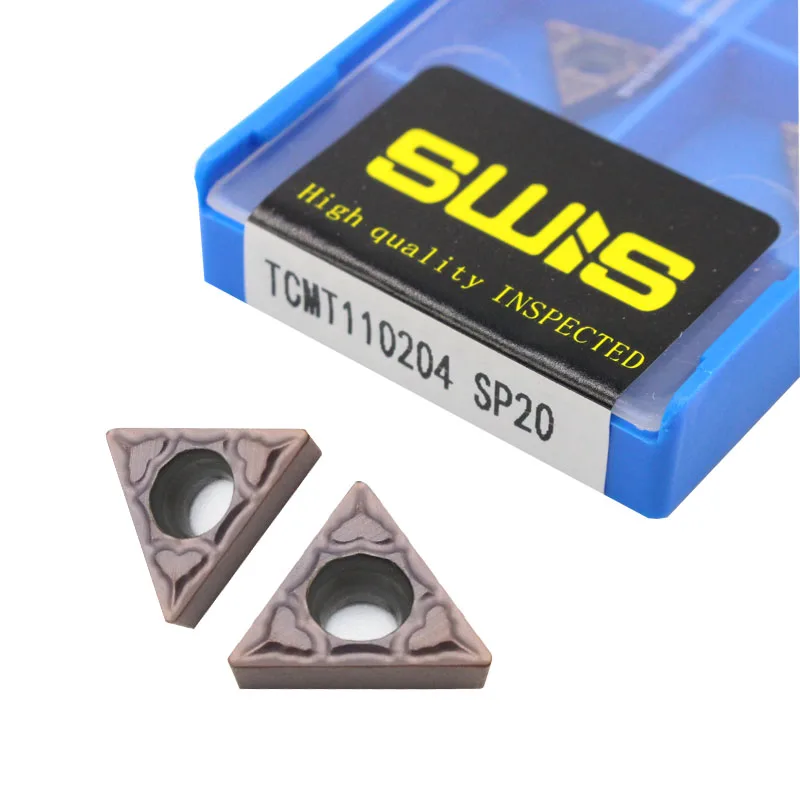 TCMT110204 10PCS TCMT110204 SP20 External Turning Tools Carbide insert High quality Lathe cutter Tool Tokarnyy turning insert
TCMT110204 10PCS TCMT110204 SP20 External Turning Tools Carbide insert High quality Lathe cutter Tool Tokarnyy turning insert