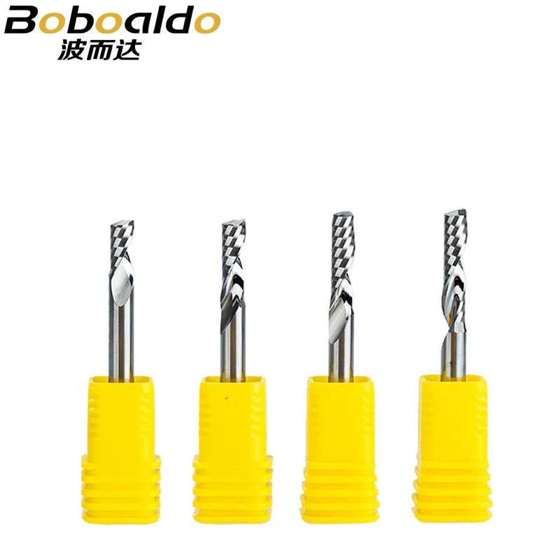 2pcs/set 4mm Single Flute Spiral Cutter 2A TOP Quality router bit CNC For Acrylic PVC MDF End Mill Carbide Milling Cutter
2pcs/set 4mm Single Flute Spiral Cutter 2A TOP Quality router bit CNC For Acrylic PVC MDF End Mill Carbide Milling Cutter