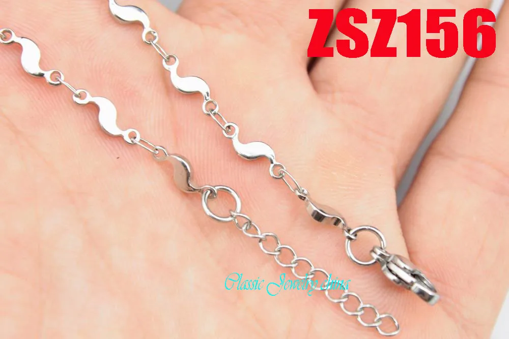 S-Shape stainless steel brace lace fashion bracelet fashion jewelry 20pcs ZSZ156
S-Shape stainless steel brace lace fashion bracelet fashion jewelry 20pcs ZSZ156
