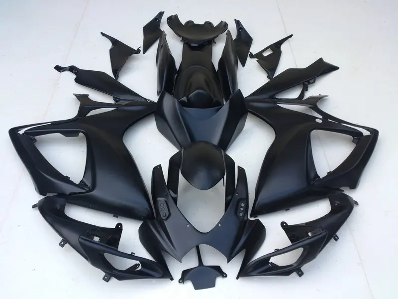 Набор обтекателей мотоцикла для GSXR600 750 K6 06 07 GSXR 600 GSXR750 2006 2007 ABS все матовые черные