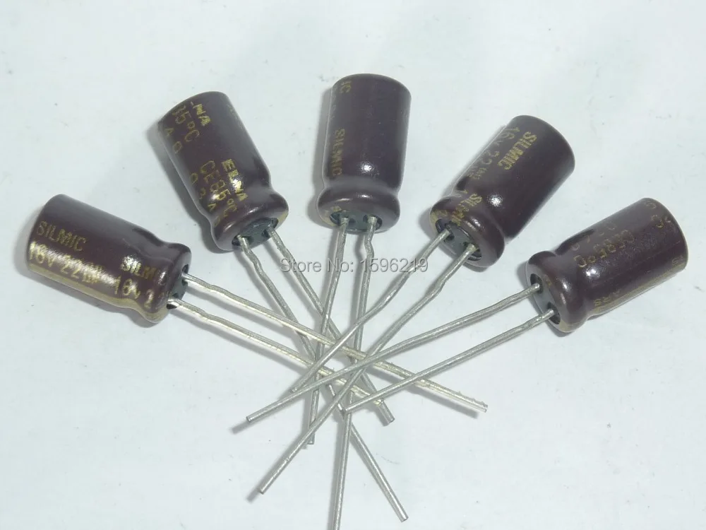 100 шт. 22 мкФ 16 В ELNA ARS серии 6 3x11 мм 16V22uF SILMIC аудио конденсатор|audio capacitor|22uf 16velna audio
