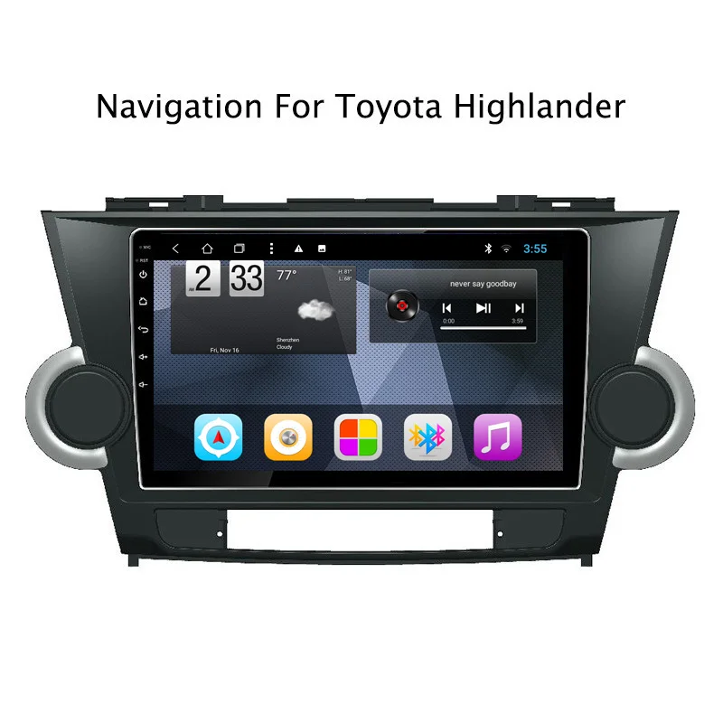 9 "2G ram 32G rom Восьмиядерный Android 8 1 автомобильный радиоприемник стерео для Toyota