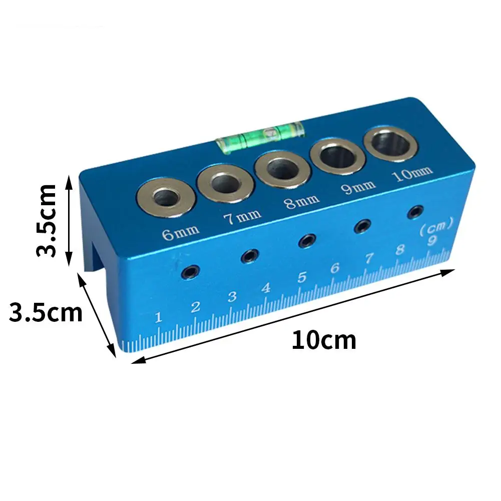 Woodworking Straight Hole Locator DIY Woodworking Punch Drill Positioning Tool Pocket Hole Jig Clamp with Bubble Level
Woodworking Straight Hole Locator DIY Woodworking Punch Drill Positioning Tool Pocket Hole Jig Clamp with Bubble Level
