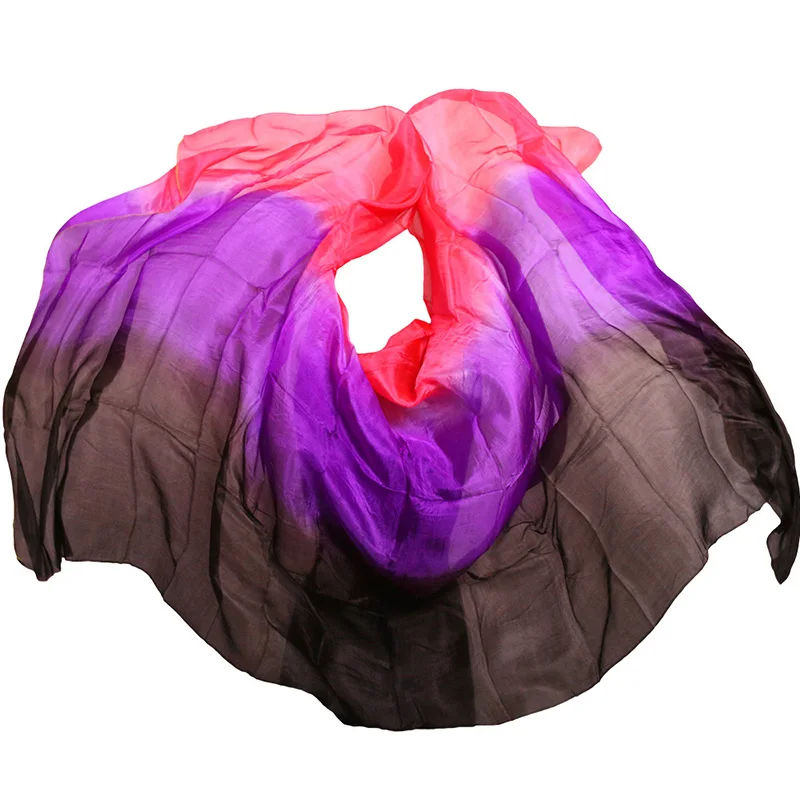 high quality 100% Silk 1pc dance veil handmade natural silk belly dance veil black+purple+red color 250*114 cm dance accessories
high quality 100% Silk 1pc dance veil handmade natural silk belly dance veil black+purple+red color 250*114 cm dance accessories