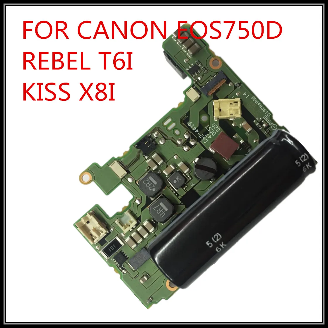 100% новая оригинальная плата питания для canon EOS 750D Rebel T6i Kiss X8i 750D плата питания для dslr камеры запасные части бесплатная доставка
100% новая оригинальная плата питания для canon EOS 750D Rebel T6i Kiss X8i 750D плата питания для dslr камеры запасные части бесплатная доставка