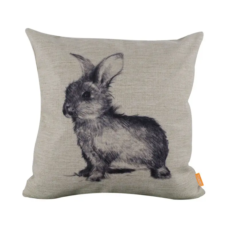 LINKWELL 18x18" Happy Easter Black Rabbit Bunny Burlap Cushion Cover Throw Pillowcase Easter Decoration Gift Present
LINKWELL 18x18" Happy Easter Black Rabbit Bunny Burlap Cushion Cover Throw Pillowcase Easter Decoration Gift Present
