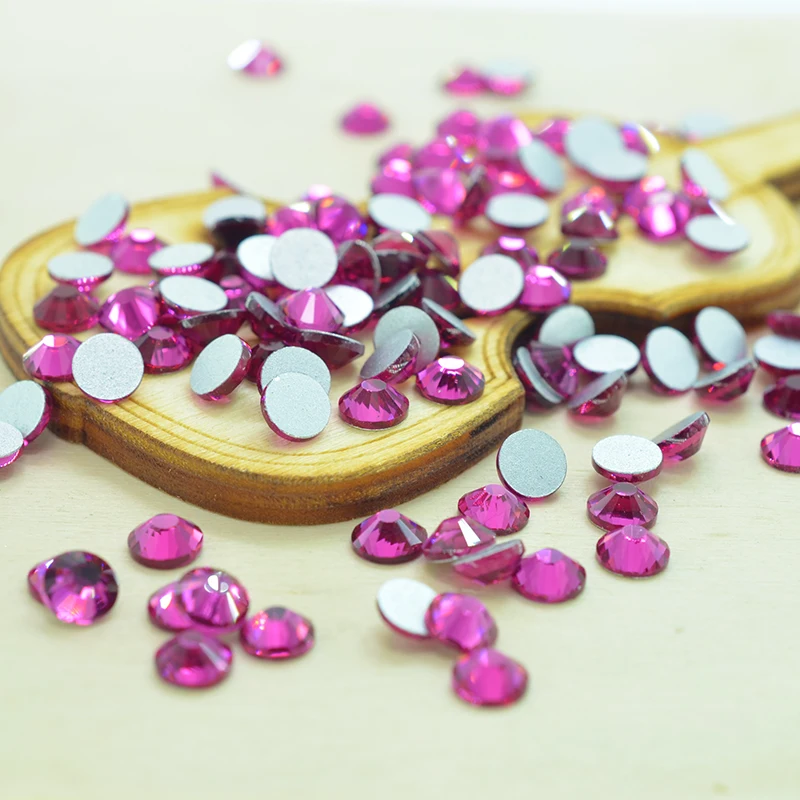 Fuchsia Flat Back Rhinestones for Nail Art, Glue On Crystals / Non Hotfix Rhinestones
Fuchsia Flat Back Rhinestones for Nail Art, Glue On Crystals / Non Hotfix Rhinestones