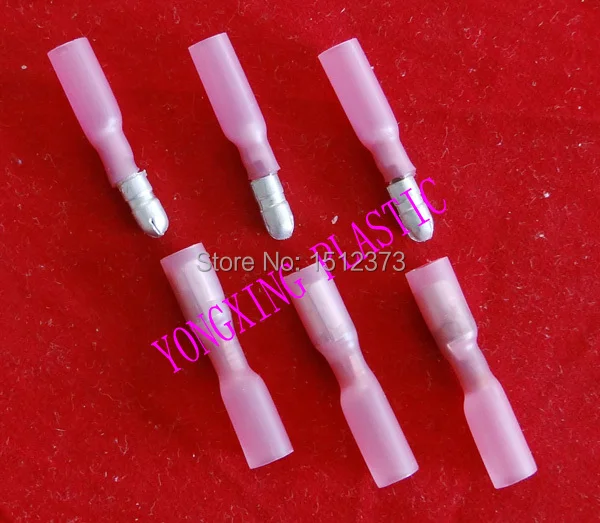 50piece/lot heat shrink terminal block 22-18AWG(0.5-1.5mm Square) 25PCS bullet male+25pcs bullet female connector
50piece/lot heat shrink terminal block 22-18AWG(0.5-1.5mm Square) 25PCS bullet male+25pcs bullet female connector
