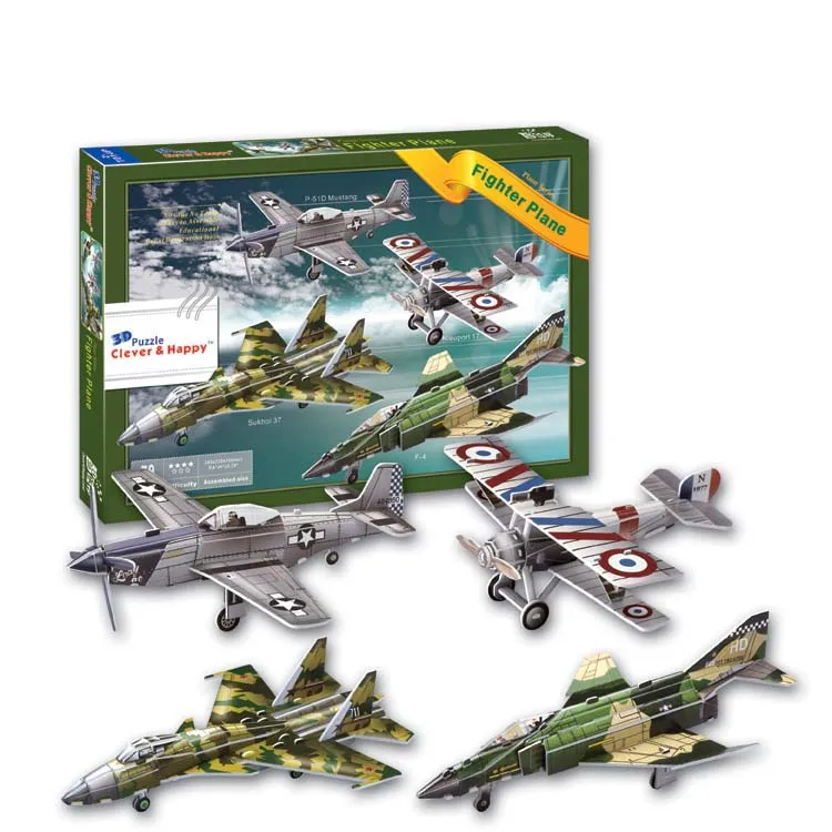Candice guo 3D puzzle DIY toy paper building model assemble hand work game battleplane fighter plane airplane birthday gift 1set
Candice guo 3D puzzle DIY toy paper building model assemble hand work game battleplane fighter plane airplane birthday gift 1set