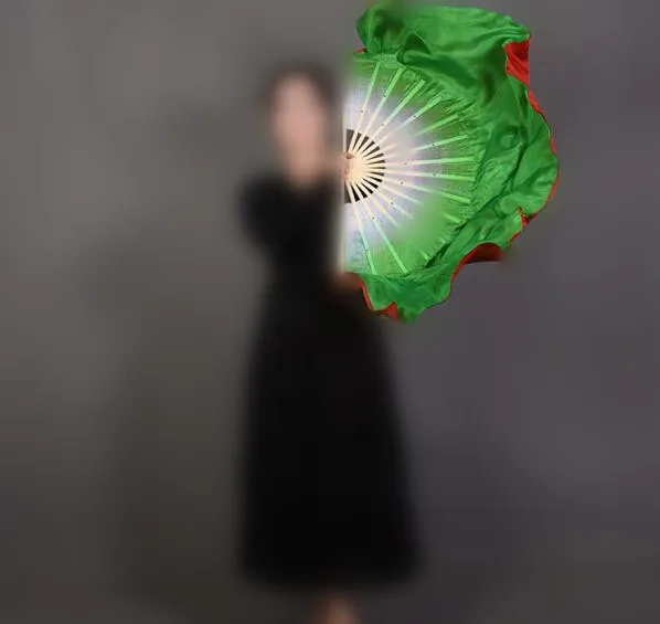 Two Sides Different Color Women Hand Made Colorful Belly Dance Dancing Silk Bamboo Long Fans Veils For Folk Dance 41cm-86cm
Two Sides Different Color Women Hand Made Colorful Belly Dance Dancing Silk Bamboo Long Fans Veils For Folk Dance 41cm-86cm