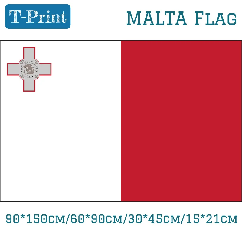 Hanging Flag 90*150cm/60*90cm/40*60cm Flying Flag 15*21cm Hand Flag Malta National Flag 3x5 Feet
Hanging Flag 90*150cm/60*90cm/40*60cm Flying Flag 15*21cm Hand Flag Malta National Flag 3x5 Feet