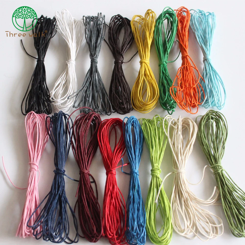20meters/lot 1mm Waxed Leather Thread Cotton Wax Cord Chain Bulk Rope String Strap Wholesale Fit Shamballa Bracelet
20meters/lot 1mm Waxed Leather Thread Cotton Wax Cord Chain Bulk Rope String Strap Wholesale Fit Shamballa Bracelet