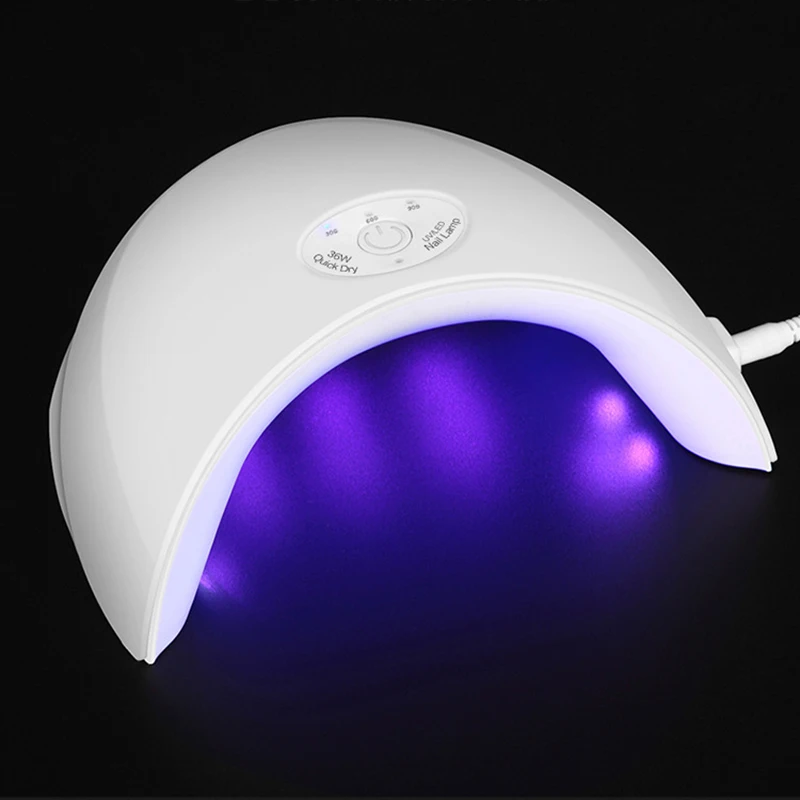 Newe 36W UV Lamp 12pcs LED Nail Dryer Micro USB Gel Varnish Curing machine With Timer button Sensor Nail Art Tools nail for lamp
Newe 36W UV Lamp 12pcs LED Nail Dryer Micro USB Gel Varnish Curing machine With Timer button Sensor Nail Art Tools nail for lamp