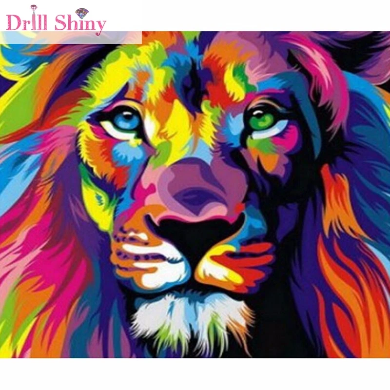 3D Diamond Painting Cross Stitch Colorful Lion Rhinestone Crystal Needlework Diamond Embroidery Full Square Diamond Decorative
3D Diamond Painting Cross Stitch Colorful Lion Rhinestone Crystal Needlework Diamond Embroidery Full Square Diamond Decorative