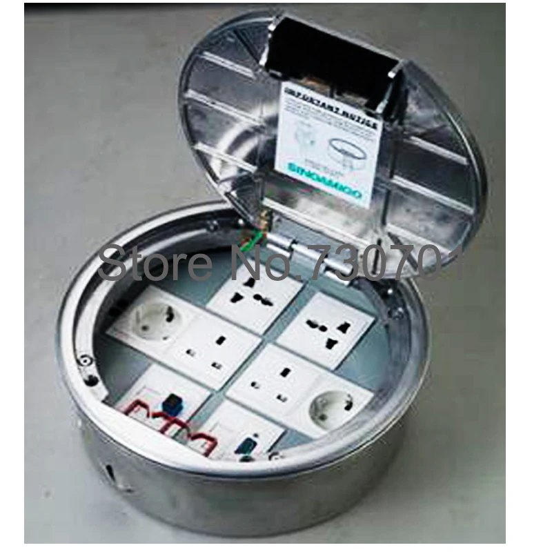 Access Floor Power Outlet Round Concrete Floor Box aluminum material 100 pcs by DHL
Access Floor Power Outlet Round Concrete Floor Box aluminum material 100 pcs by DHL