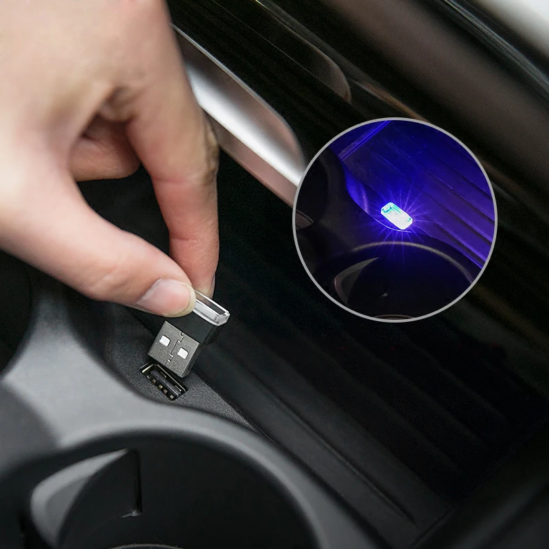 Car Styling Cup Holder storage box light USB Decorative For Audi A1 A3 A4 A5 A6 A7 A8 TT Q7 Q3 R8 S5 S6 S7 S8 Q5 B6 Accessories |
