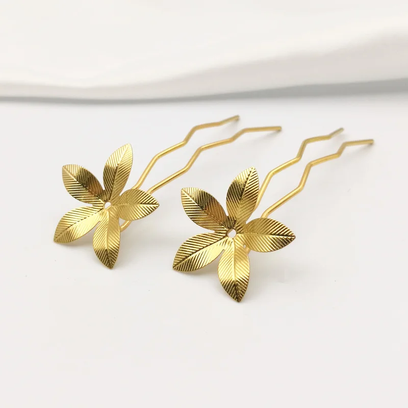 10pcs/Lot 27mm Brass Silver/Gold Color U-shaped Flower Hairpins DIY Hair Jewelry Settings Accessory Findings
10pcs/Lot 27mm Brass Silver/Gold Color U-shaped Flower Hairpins DIY Hair Jewelry Settings Accessory Findings