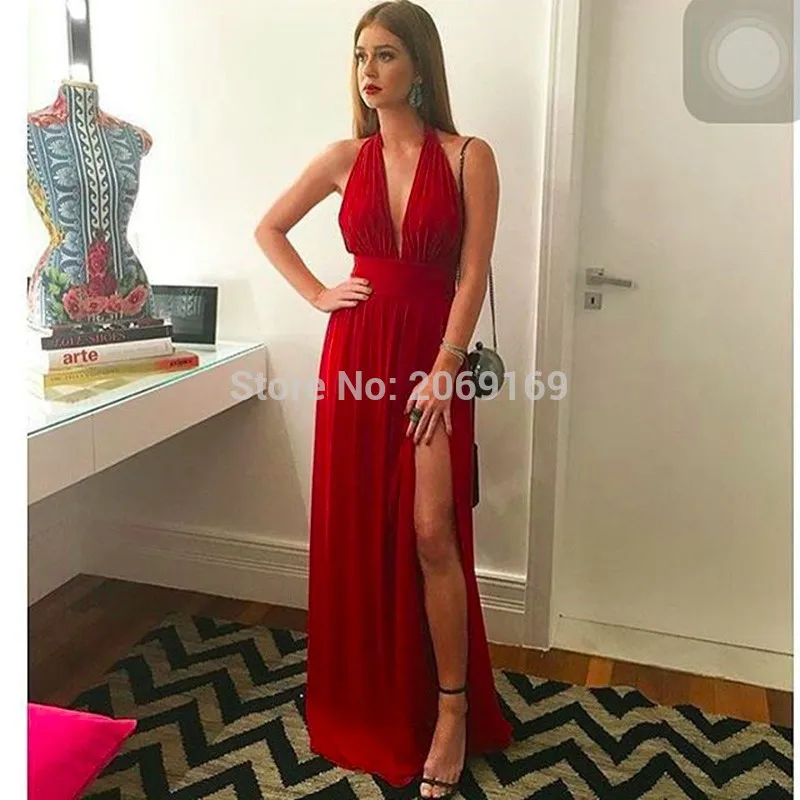 2020 Sexy Deep V Neckline Burgundy Chiffon Long Prom Dresses Ruched Fomal Evening Party Gowns with Slit Backless Pageant Gowns
2020 Sexy Deep V Neckline Burgundy Chiffon Long Prom Dresses Ruched Fomal Evening Party Gowns with Slit Backless Pageant Gowns