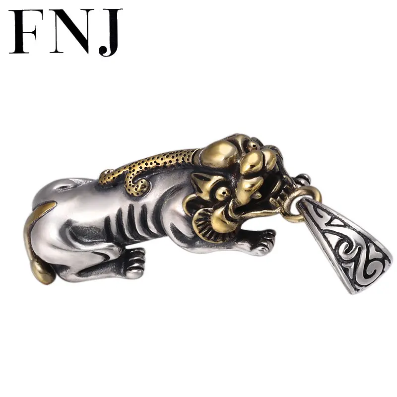 FNJ 925 Silver Pixiu Pendant Fashion Animal Lucky Animal Hang Original Pure S925 Thai Silver Pendants for Women Jewelry Making
FNJ 925 Silver Pixiu Pendant Fashion Animal Lucky Animal Hang Original Pure S925 Thai Silver Pendants for Women Jewelry Making