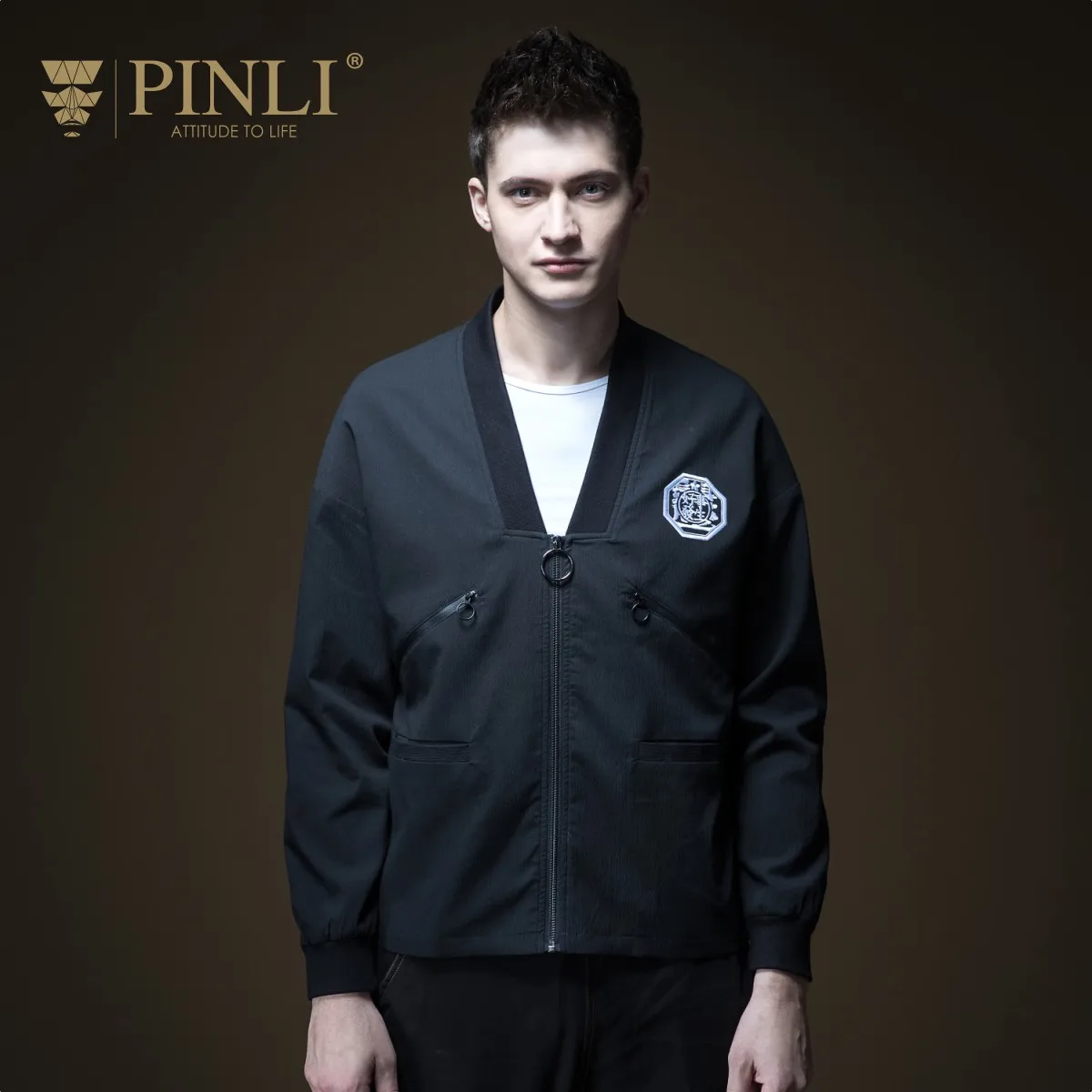 2018 мужская куртка бомбер Casaco Masculino Pinli новая весенняя Мужская популярная с