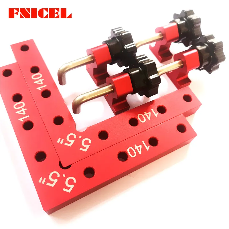 6Pcs/set 5.5Inch Aluminium Alloy Corner Clamps Collar L Shape 90 Degree Right Angle Drill Attachment Tool Welding Seal
6Pcs/set 5.5Inch Aluminium Alloy Corner Clamps Collar L Shape 90 Degree Right Angle Drill Attachment Tool Welding Seal