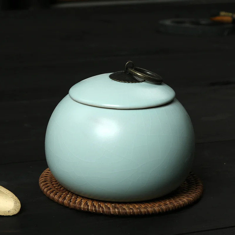 Ice cracked glaze tea can, ceramic tea jar, sealed, Puer cans, storage tank, storage teacaddy, teacaddy, wholesale~
Ice cracked glaze tea can, ceramic tea jar, sealed, Puer cans, storage tank, storage teacaddy, teacaddy, wholesale~