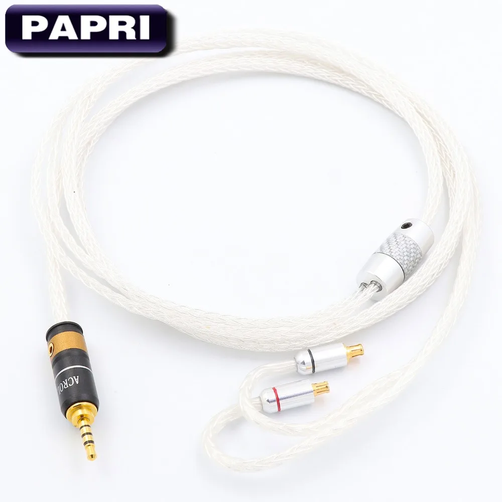 PAPRI Upgraded Earphone Cable 99.999997% OCC Silver Plated DIY Cable Replacement Cables For LS400 CKR90 A2DC
PAPRI Upgraded Earphone Cable 99.999997% OCC Silver Plated DIY Cable Replacement Cables For LS400 CKR90 A2DC