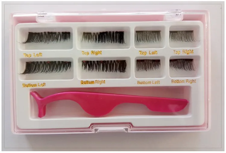 8 Pcs/Set 3D Dual Magnetic False Eyelashes Thick Cross Long Magnets Fake eyelashes Eye Lashes Glue-free with Tweezer 50sets
8 Pcs/Set 3D Dual Magnetic False Eyelashes Thick Cross Long Magnets Fake eyelashes Eye Lashes Glue-free with Tweezer 50sets