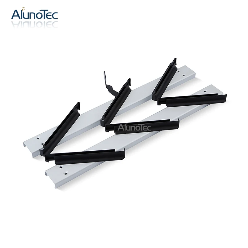 Aluno SF-300 6 Inch Clip 4 blades 580mm(H) anodised Finish with Sliver Louvres Frame | Дом и сад