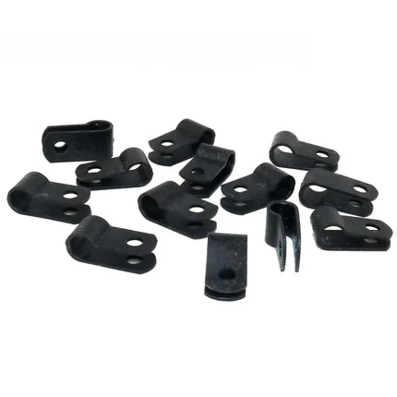 40pcs Black R type cable clamp/U-shaped clamp electric cables positioning fixture Screw plastic clip ring buckle
40pcs Black R type cable clamp/U-shaped clamp electric cables positioning fixture Screw plastic clip ring buckle