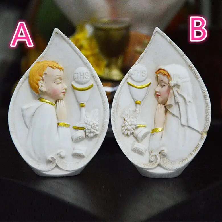 Silicone Mold Fondant Molds Pray 2D Candle Molds Molds Eucharist Boy and Girl Moulds PRZY 001 for Cake Decorations Aroma Stone
Silicone Mold Fondant Molds Pray 2D Candle Molds Molds Eucharist Boy and Girl Moulds PRZY 001 for Cake Decorations Aroma Stone