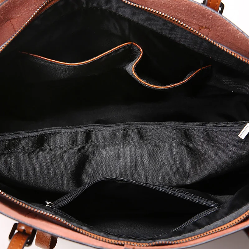Women Casual Tote Genuine Leather Handbag Bag Luxury Vintage Large Capacity Shopping Bag Designer Cowhide Shoulder Bag Female
Women Casual Tote Genuine Leather Handbag Bag Luxury Vintage Large Capacity Shopping Bag Designer Cowhide Shoulder Bag Female