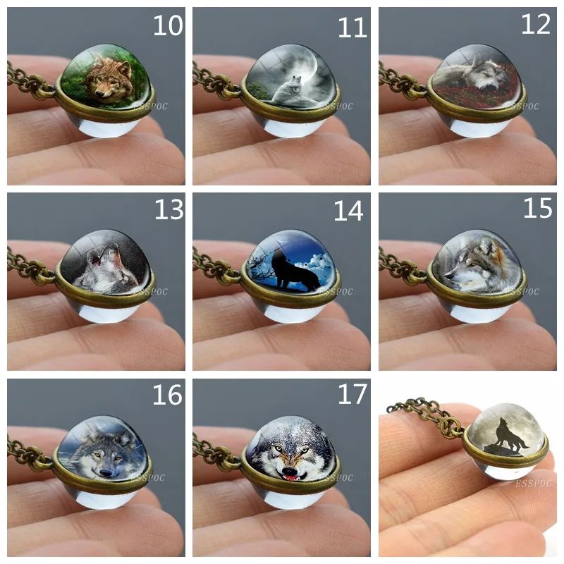 Кристальное ожерелье со стеклянным шариком Тонкая Стеклянная цепь из кабошона с