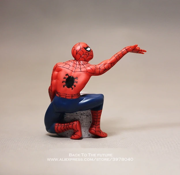Экшн-фигурка из аниме Marvel Копилка-паук 10 см мини-украшение ПВХ коллекционная