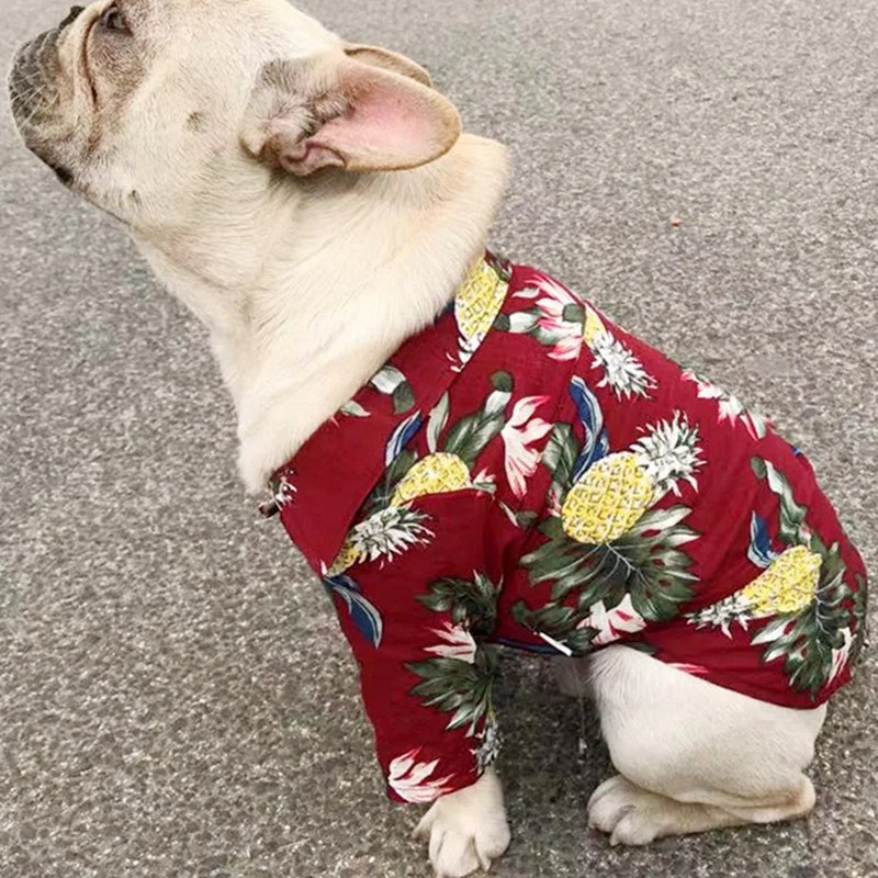 Dog Clothes Summer Beach Shirt Dog Cute Print Hawaii Beach Casual Pet Travel Shirt Pineapple Floral Short Sleeve Dog Cat Blouse
Dog Clothes Summer Beach Shirt Dog Cute Print Hawaii Beach Casual Pet Travel Shirt Pineapple Floral Short Sleeve Dog Cat Blouse