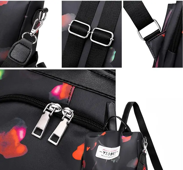 Anti-theft Backpack Female New Korean Version of The Tide Oxford Cloth Canvas Casual Ladies Backpack Printing Travel Bag WHY457
Anti-theft Backpack Female New Korean Version of The Tide Oxford Cloth Canvas Casual Ladies Backpack Printing Travel Bag WHY457