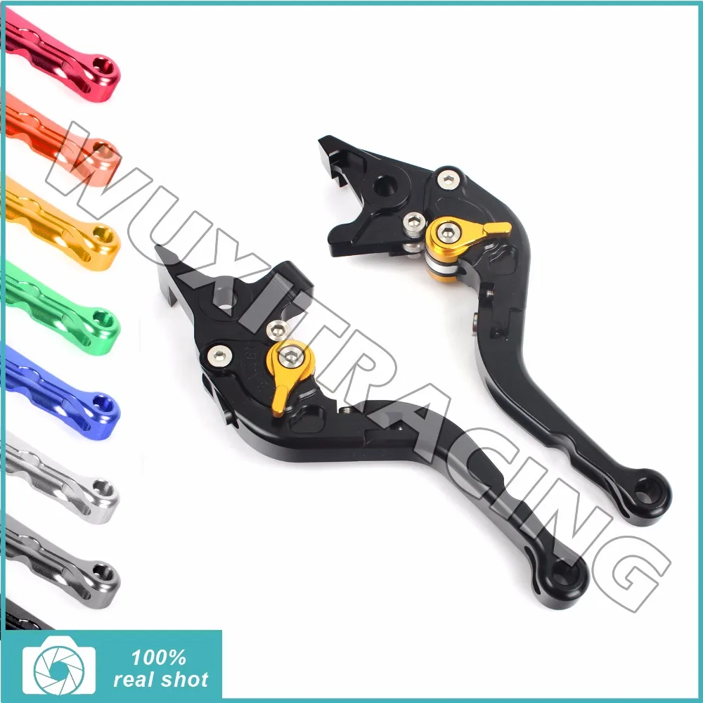 Новый ЧПУ Заготовка короткие складные сцепные рычаги для Suzuki gsx r 600 750 1000 GSXR600 GSXR750