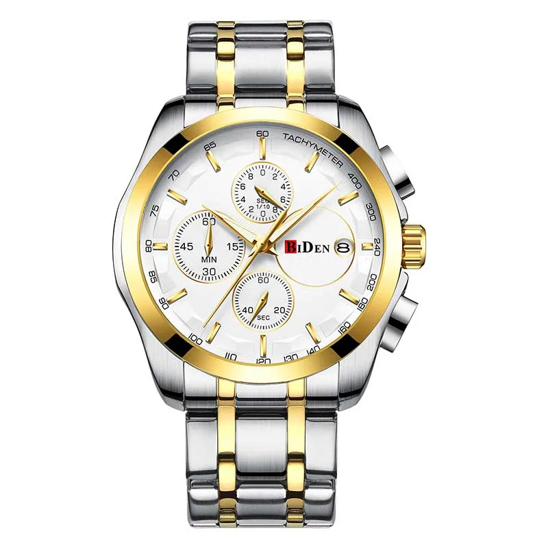 Full Steel Quartz Watches BIDEN Fashion Men Watch Business Top Brand Luxury Waterproof Sports Mens Wristwatch Relogio Masculino
Full Steel Quartz Watches BIDEN Fashion Men Watch Business Top Brand Luxury Waterproof Sports Mens Wristwatch Relogio Masculino