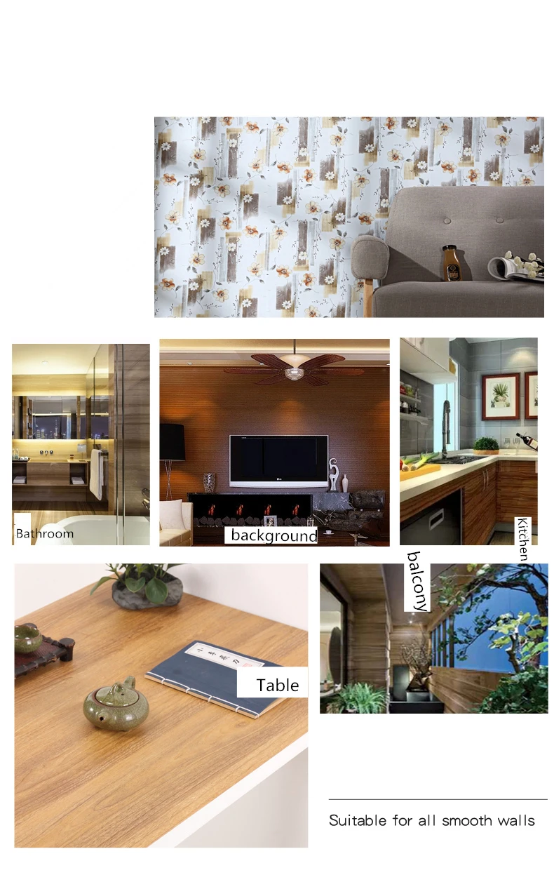 5M Self adhesive Wallpaper Roll PVC Waterproof Wall sticker Furniture Vinyl Decorative Film Flower Style Home Decor Wall Paper
5M Self adhesive Wallpaper Roll PVC Waterproof Wall sticker Furniture Vinyl Decorative Film Flower Style Home Decor Wall Paper