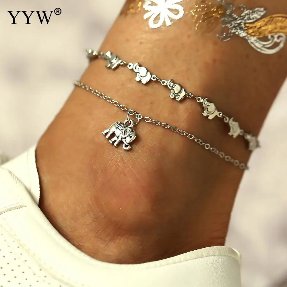 2019 Elegant Cute Jewelry Elephant Anklet Stylish Elephant Silver Color Plated Adjustable Multilayer Unisex African Jewelry
2019 Elegant Cute Jewelry Elephant Anklet Stylish Elephant Silver Color Plated Adjustable Multilayer Unisex African Jewelry