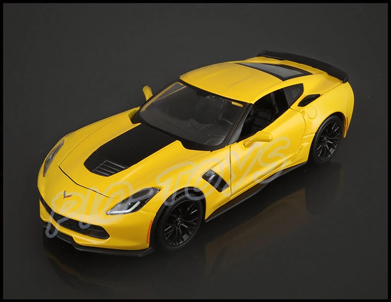 Подарок на Новый год Z06 1/24 Металлическая Модель коллекции автомобилей статичная