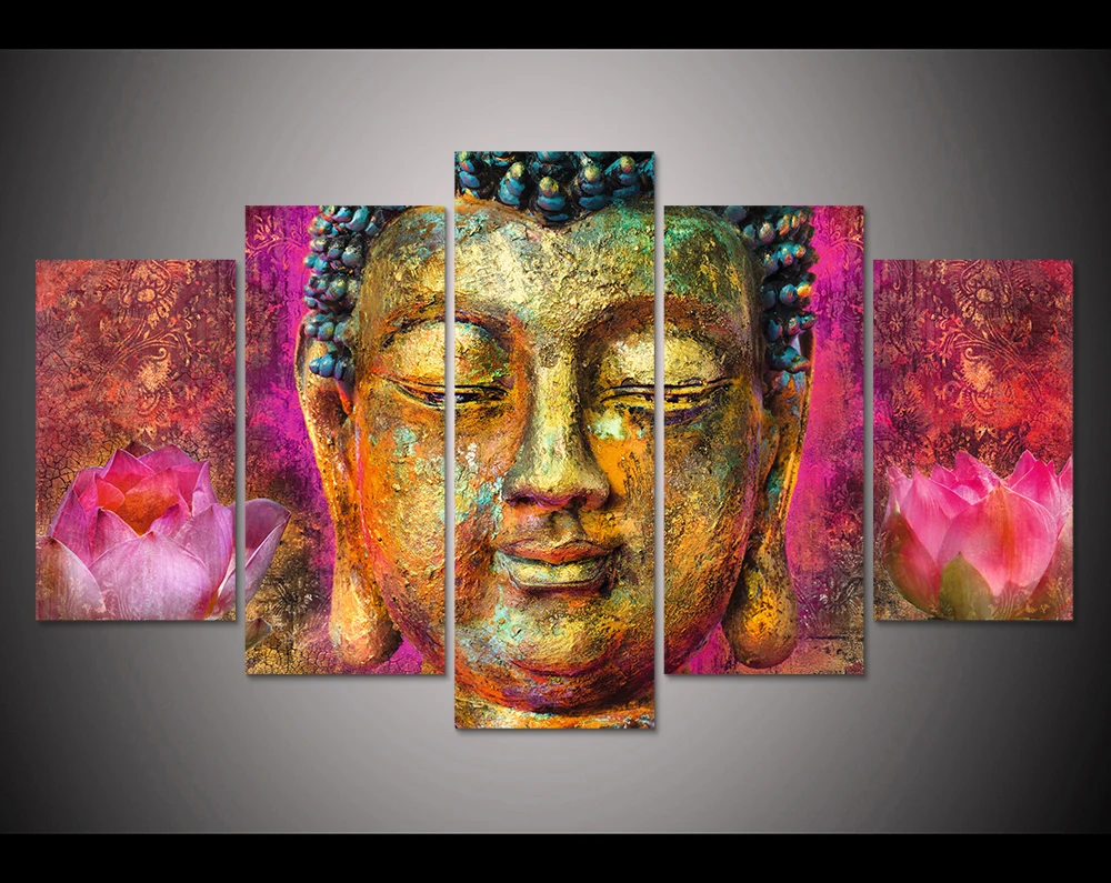 Framed HD Print 5pcs canvas wall art pink lotus buddha Painting modern home decor wall art picture for living room decor /PT1195
Framed HD Print 5pcs canvas wall art pink lotus buddha Painting modern home decor wall art picture for living room decor /PT1195
