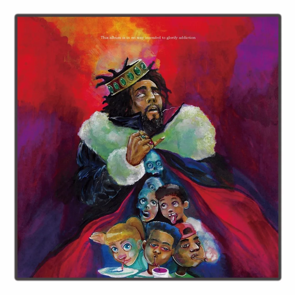 Чехол для альбома J Cole 2014 Forest Hills Drive музыкальное искусство Шелковый постер