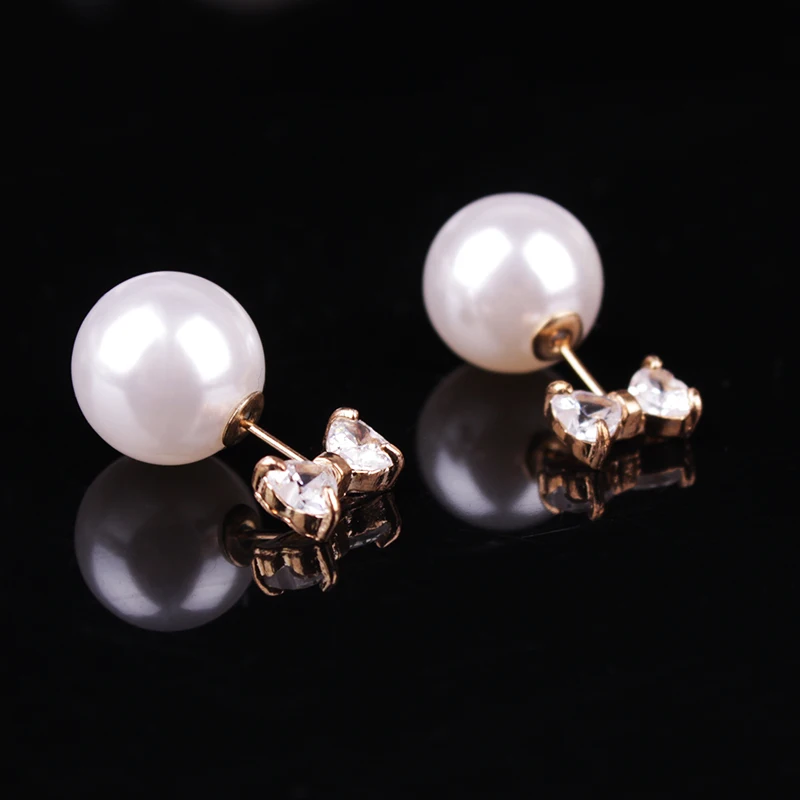 Fashion Pearl Brooch Collar Cuffs Mini crystal Pin Female Bow brooch for clothing decoration | Украшения и аксессуары