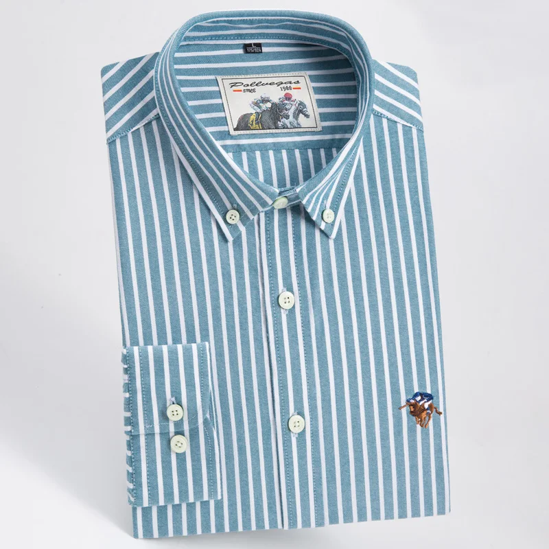 Top Sell High Quality 100% Cotton Stripe Twill Casual Formal Oxford Long Sleeve Shirt Fashion Brand Slim-fit Yellow Pink Grey
Top Sell High Quality 100% Cotton Stripe Twill Casual Formal Oxford Long Sleeve Shirt Fashion Brand Slim-fit Yellow Pink Grey