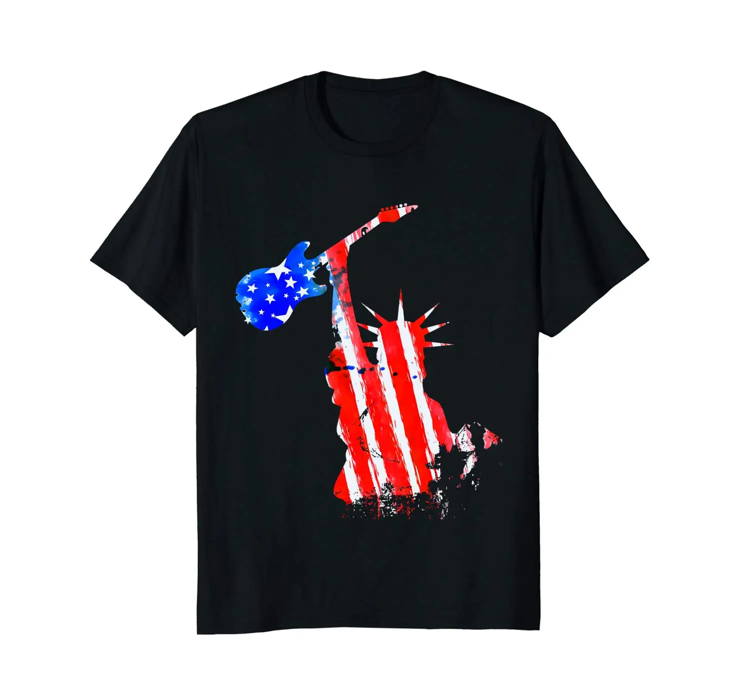 Vintage USA Flag Shirt with Statue of Liberty Guitar Men T Shirt Short Tops Summer Cool Funny T-Shirt
Vintage USA Flag Shirt with Statue of Liberty Guitar Men T Shirt Short Tops Summer Cool Funny T-Shirt